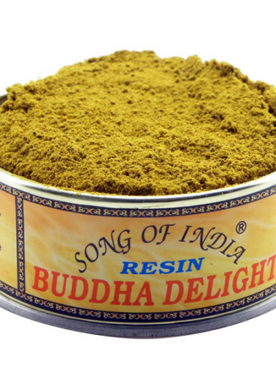 Resina Buddha Delizia in barattolo di latta Song of India