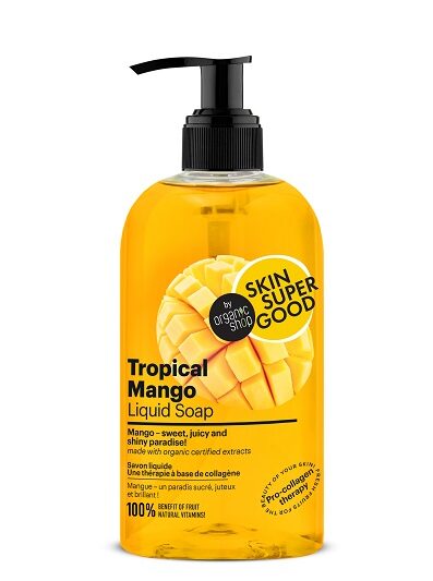 Sapone-Liquido-Tropicale-al-mango-Skin-Super-Good