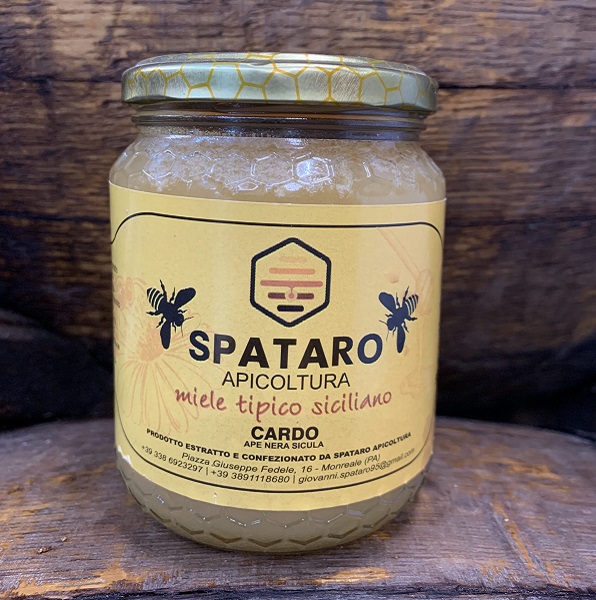 Miele-Siciliano-di-Cardo-Ape-Nera-Sicula-Spataro