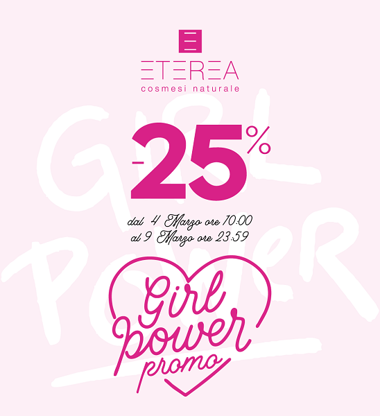 Offerta Eterea Cosmesi Naturale -25% su skincare naturale e prodotti cosmetici bio