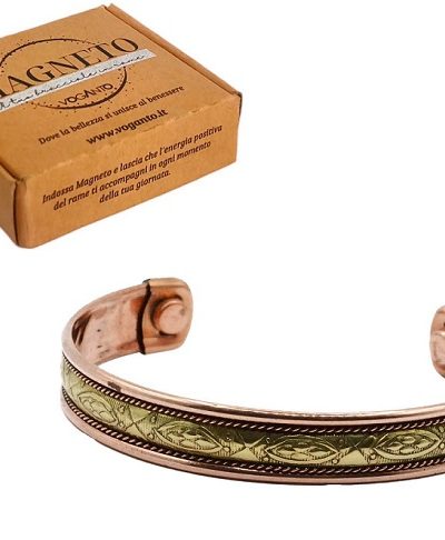Bracciale magnetico rame uomo donna Voganto benessere quotidiano