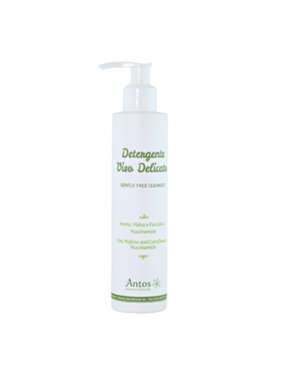 Gel detergente viso Antos Cosmesi formula delicata per detersione quotidiana