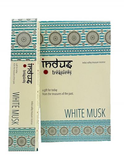 Incenso Indiano Muschio Bianco Indus Treasures confezione originale