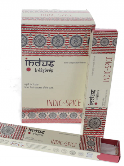 Bastoncini Incenso Spezie Indiane Indus Treasures accesi