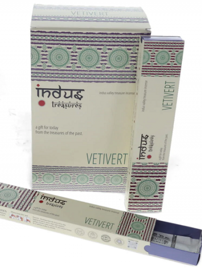 Dettaglio bastoncini Incenso Indiano Vetiver Indus Treasures Sicilia