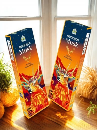 Bastoncini di Incenso Himalaya Muschio accesi per aromaterapia e meditazione a Palermo