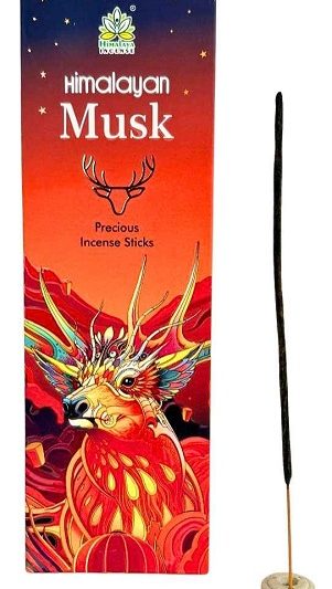 Incenso Muschio dell'Himalaya da 50 g Precious Incense Sticks Himalaya Incense confezione fronte Palermo