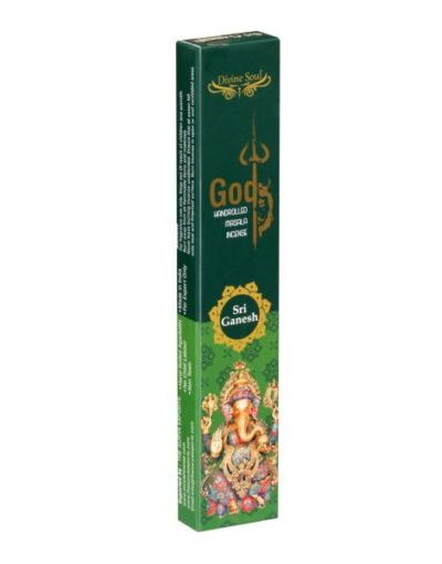 Incenso naturale bastoncini Sri Ganesh Divine Soul Misbah's atmosfera zen benessere