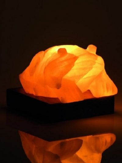 Lampada di Sale Himalaya a Forma di Rana 4-5 kg BiciBio Bioprofumeria