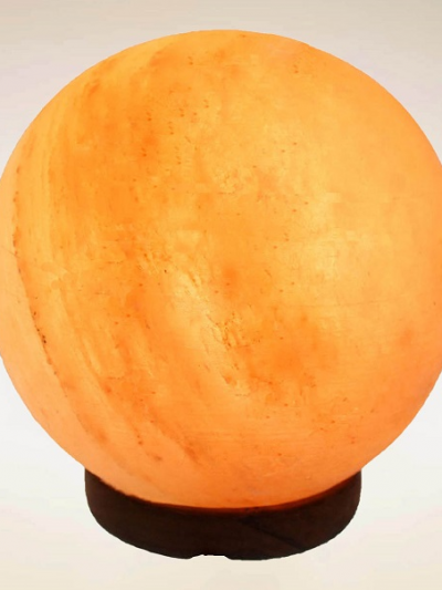 Lampada di sale sfera 3 kg in sale rosa himalayano naturale a Palermo