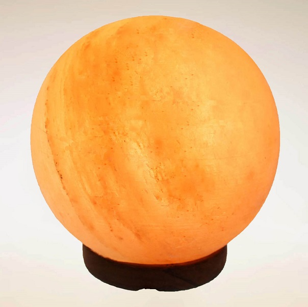 Lampada di sale sfera 3 kg in sale rosa himalayano naturale a Palermo