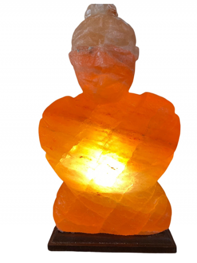 Lampada di Sale Himalayano Buddha disponibile da BiciBio Bioprofumeria a Palermo