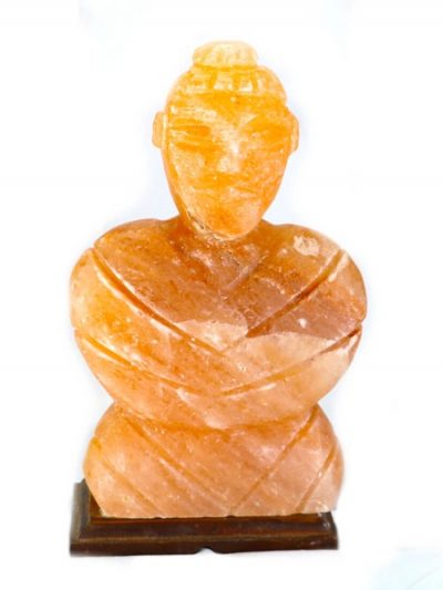 Lampada di Sale Himalayano Buddha disponibile da BiciBio Bioprofumeria a Palermo