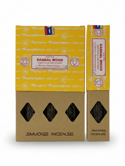 incenso al sandalo satya acceso per relax e purificazione ambiente casa