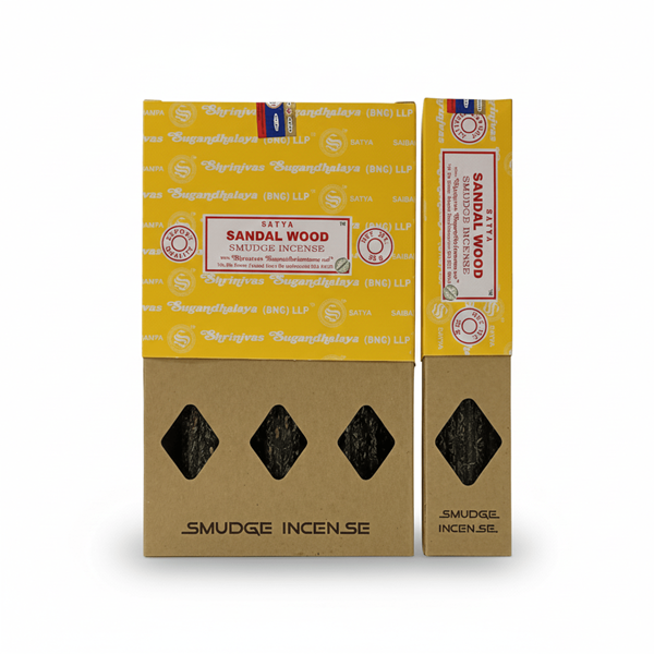 incenso al sandalo satya acceso per relax e purificazione ambiente casa