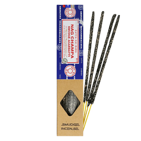Nag Champa Smudge Incense-25g Satya confezione originale
