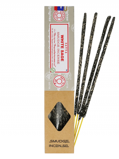 Salvia Bianca Smudge Incense 25g Satya confezione originale