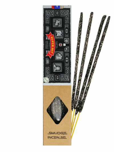 incenso satya super hit acceso per purificazione ambiente casa