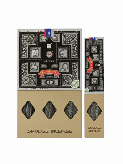super hit smudge incense 25g satya confezione originale incenso naturale indiano