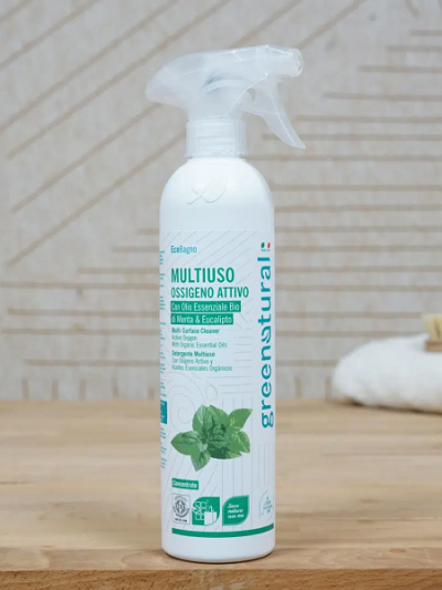 Detergente multiuso ecologico Greenatural per bagno cucina superfici casa Palermo Sicilia