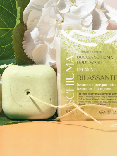 bagnodoccia solido naturale argilla verde Senso Naturale cosmetico biologico bioprofumeria Palermo Sicilia