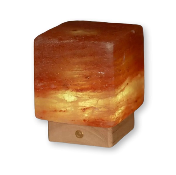 Lampada sale himalayano soggiorno arredo casa Palermo luce naturale relax