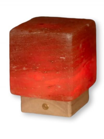 Lampada sale himalayano artigianale ideale per soggiorno e benessere