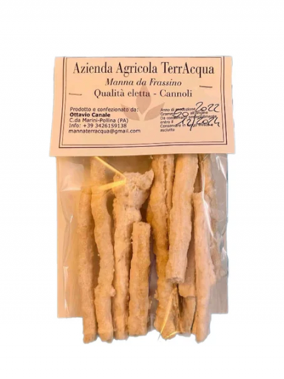 Cannoli di manna pura Terraqua dolce tipico siciliano Palermo