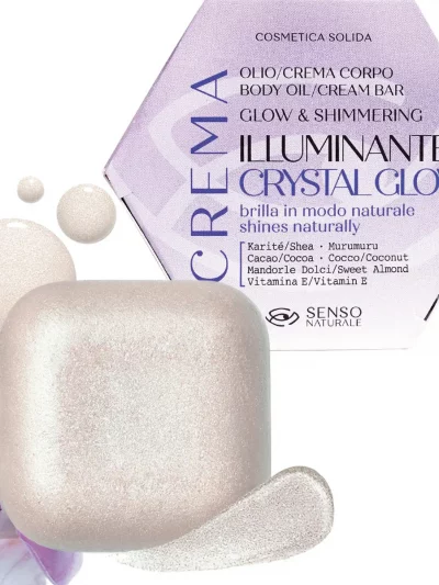 olio solido corpo glow illuminante con argan cosmetici solidi naturali bioprofumeria sicilia