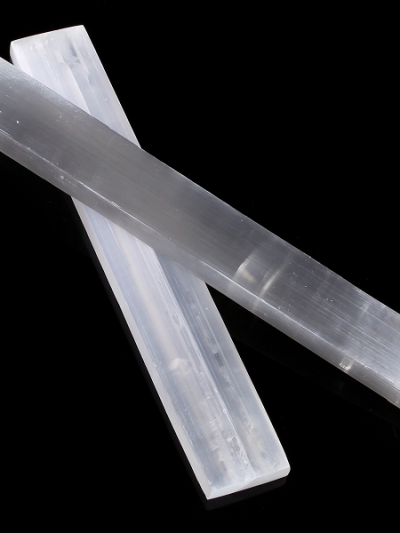 Selenite per purificazione pietre naturali BiciBio Bioprofumeria Palermo