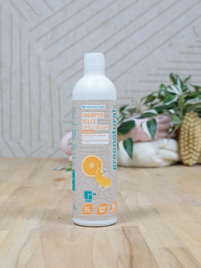 Shampoo bio Greenatural fiori arancio zenzero capelli morbidi