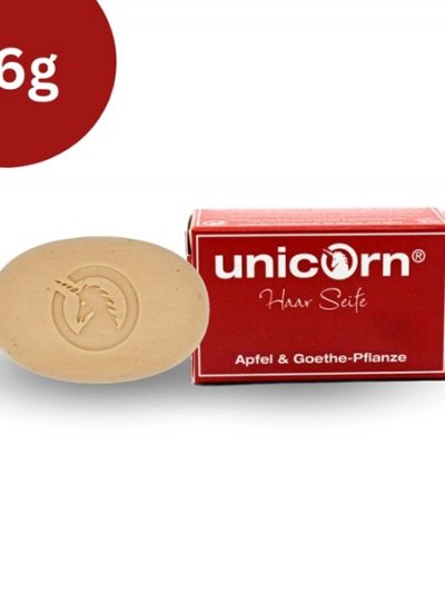 Shampoo solido mini bio 16g con estratto di Mela, Pianta di Goethe e olio di cocco