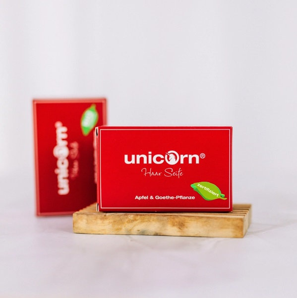 Confezione shampoo solido naturale alla mela Unicorn Spa Vivent BiCiBio Bioprofumeria Palermo