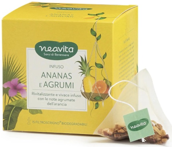 Filtri tisana fruttata naturale mela ibisco rosa canina