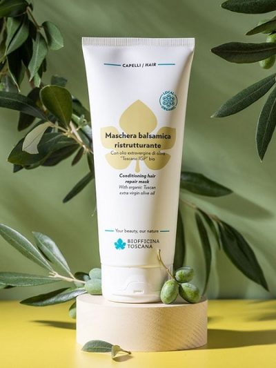 Maschera capelli Biofficina Toscana per capelli secchi e danneggiati prodotto naturale acquistabile a Palermo