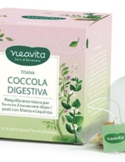 Preparazione tisana digestiva biologica Neavita dopo pasto