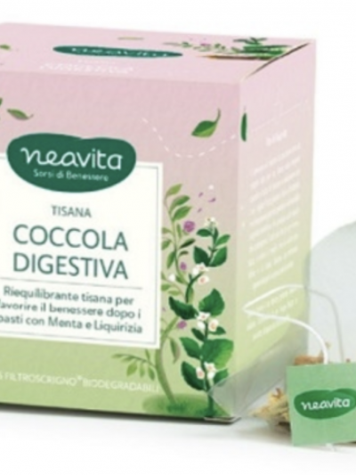 Tisana Biologica Coccola Digestiva Dopo Pasto Neavita 15 filtri Palermo Sicilia