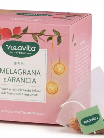 Tisana Biologica Melagrana e Arancia 15 Filtri Neavita infuso naturale Palermo Sicilia