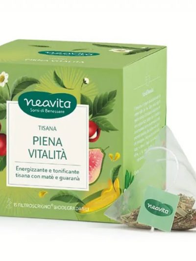 Tisana Piena Vitalità Energizzante Tonificante 15 Filtri Neavita naturale Palermo Sicilia