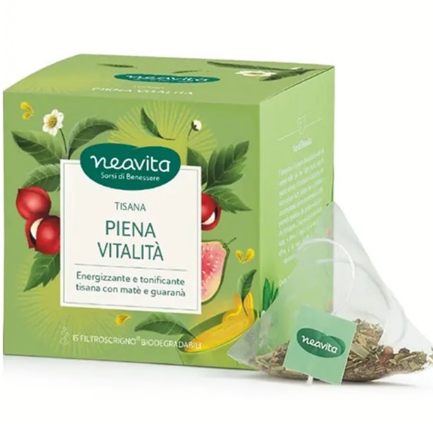 Infuso tonificante Neavita tisana energia naturale Bicibio bioprofumeria Palermo